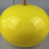 1960s/70s teak ceiling lamp by Uno & Östen Kristiansson for Luxus Sweden