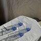 Set of 4 blue orangeade glasses H14