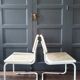 White Cesca B32 Marcel Breuer chairs 1970