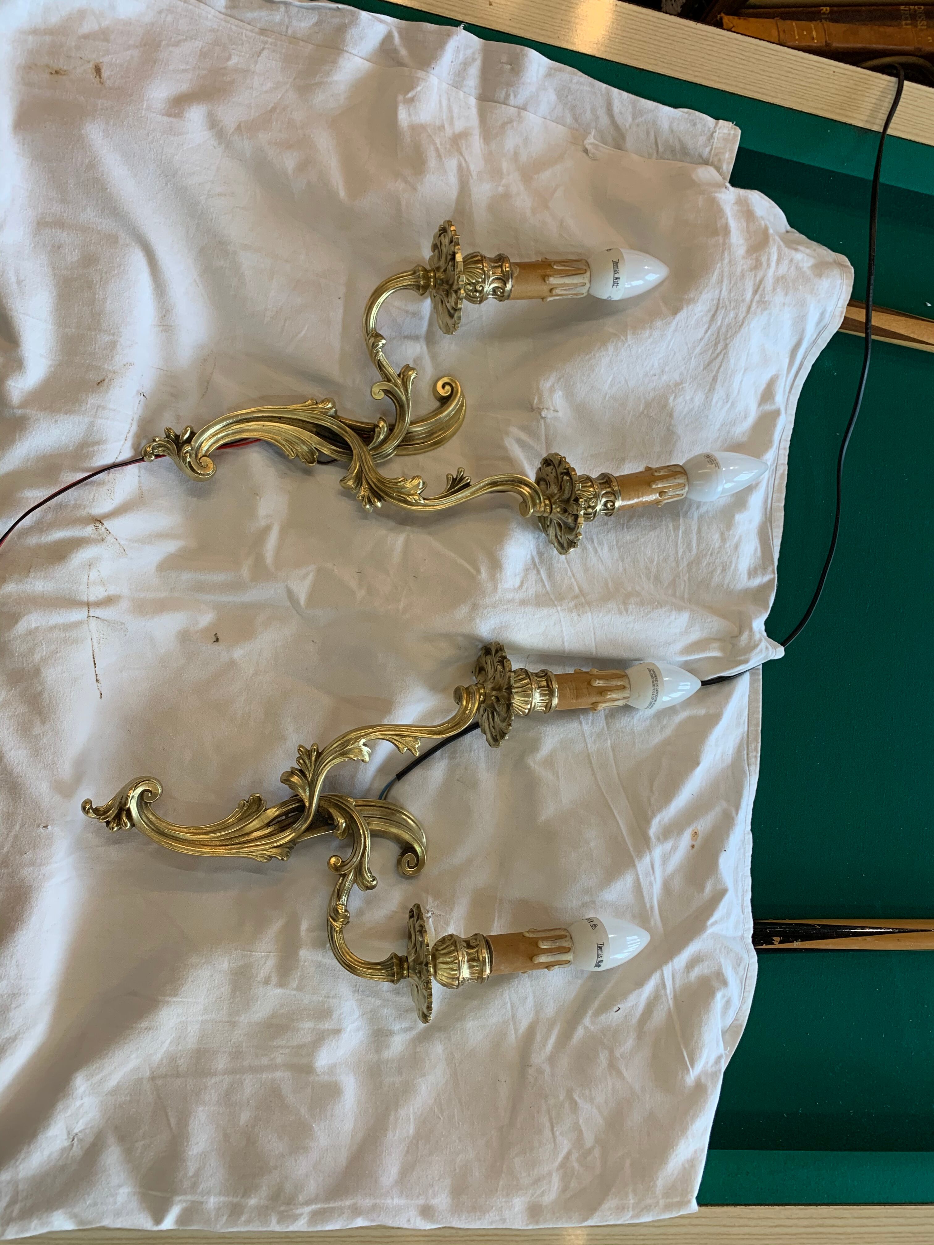 Pair of wall light in Bronze Louis XVI