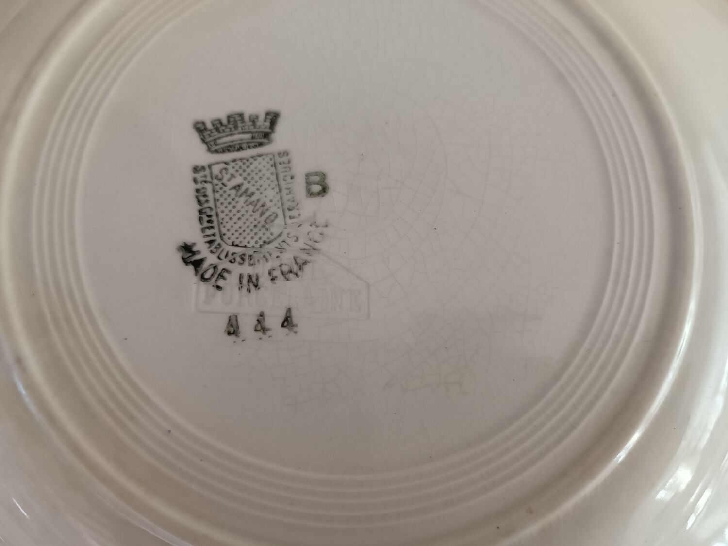 5 plates iron earth Saint-Amand Etoile