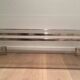 Very beautiful chrome coffee table