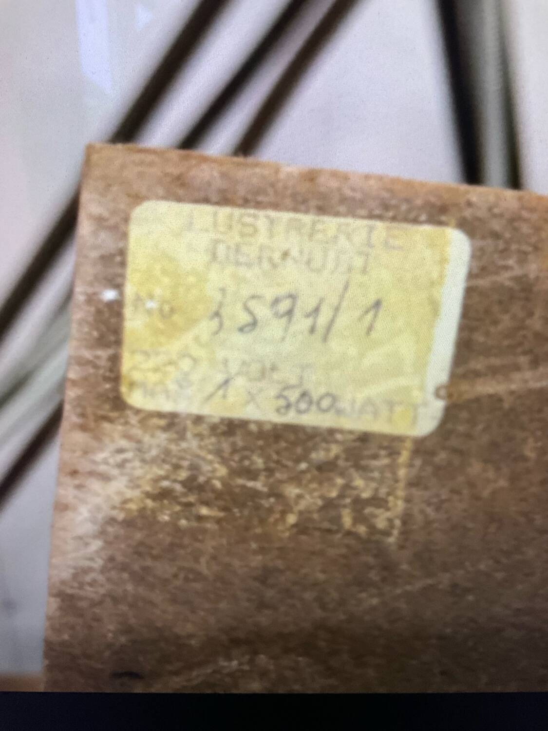 Deknudt House Hollywood Regency floor lamp in gold brass