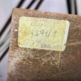 Deknudt House Hollywood Regency floor lamp in gold brass