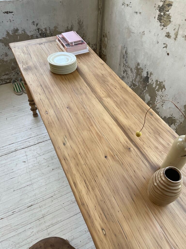 Farm table bistro pine and cherry 210cm