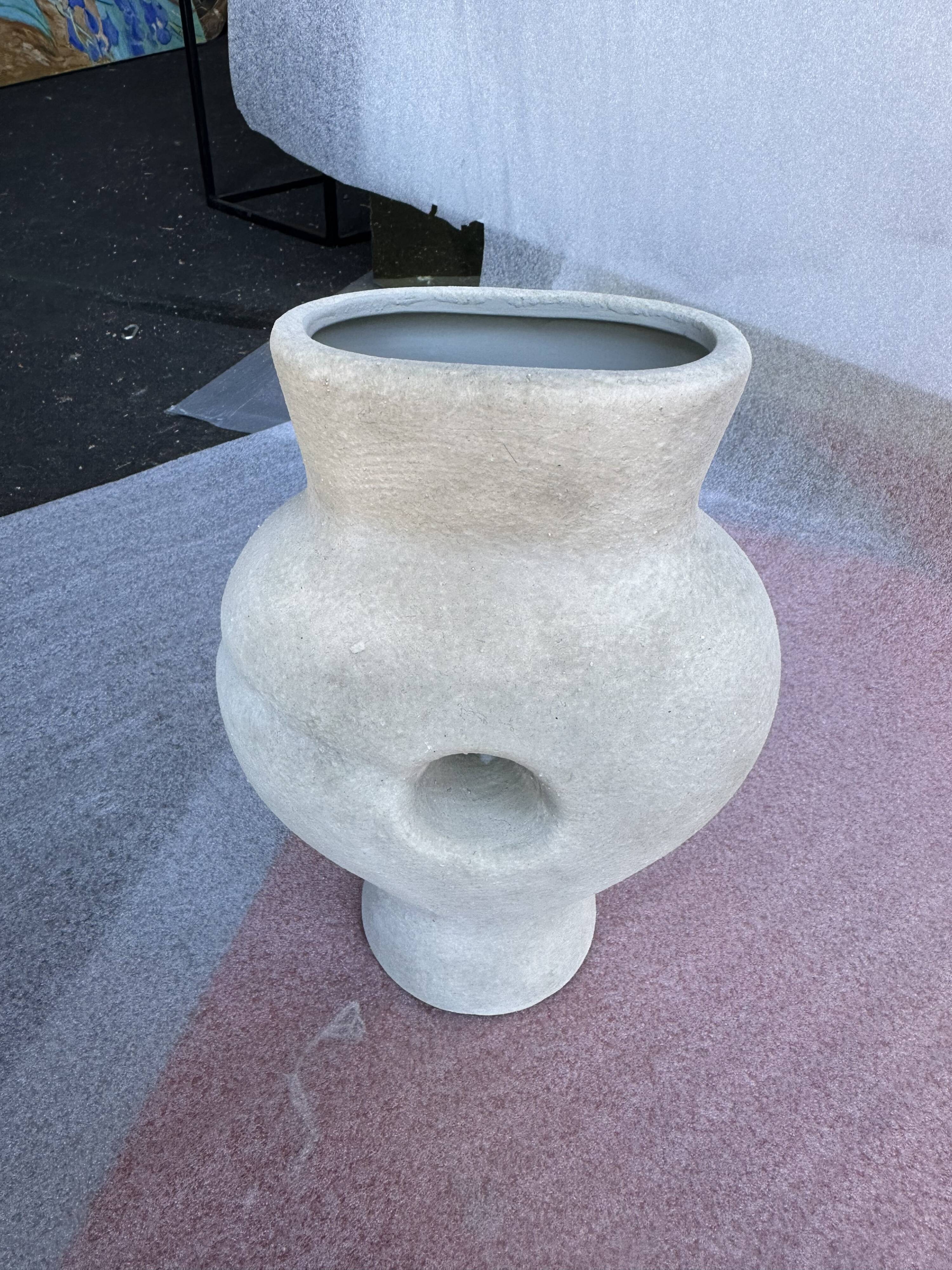 Chania terracotta vase