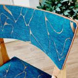 Small bridge armchair with a vintage look redone