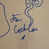 Lithograph "Profil d'homme" by Jean Cocteau