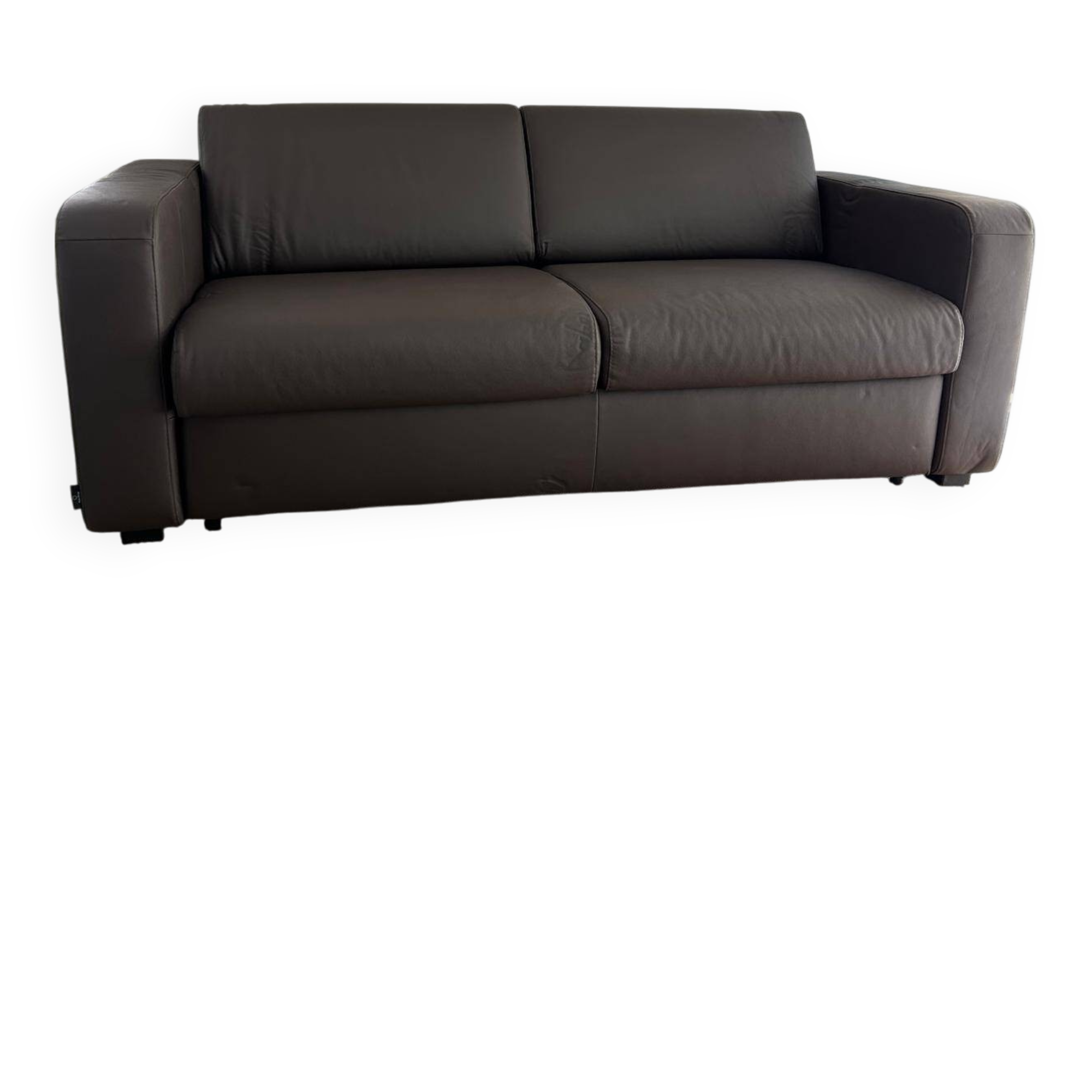 Sofá cama 3 plazas en piel