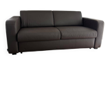 Sofá cama 3 plazas en piel