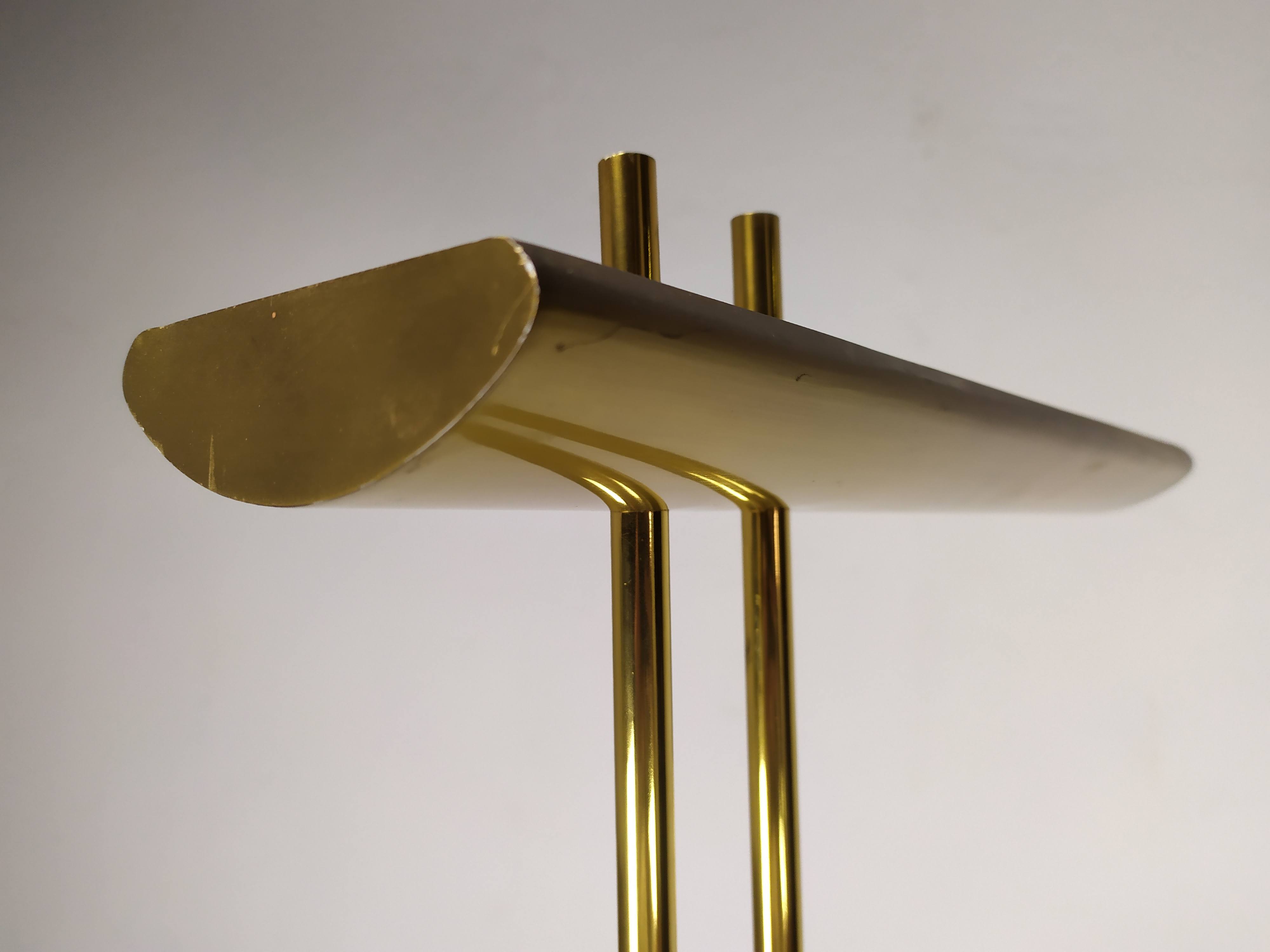 Floor lamp gilded design Lucien Gau