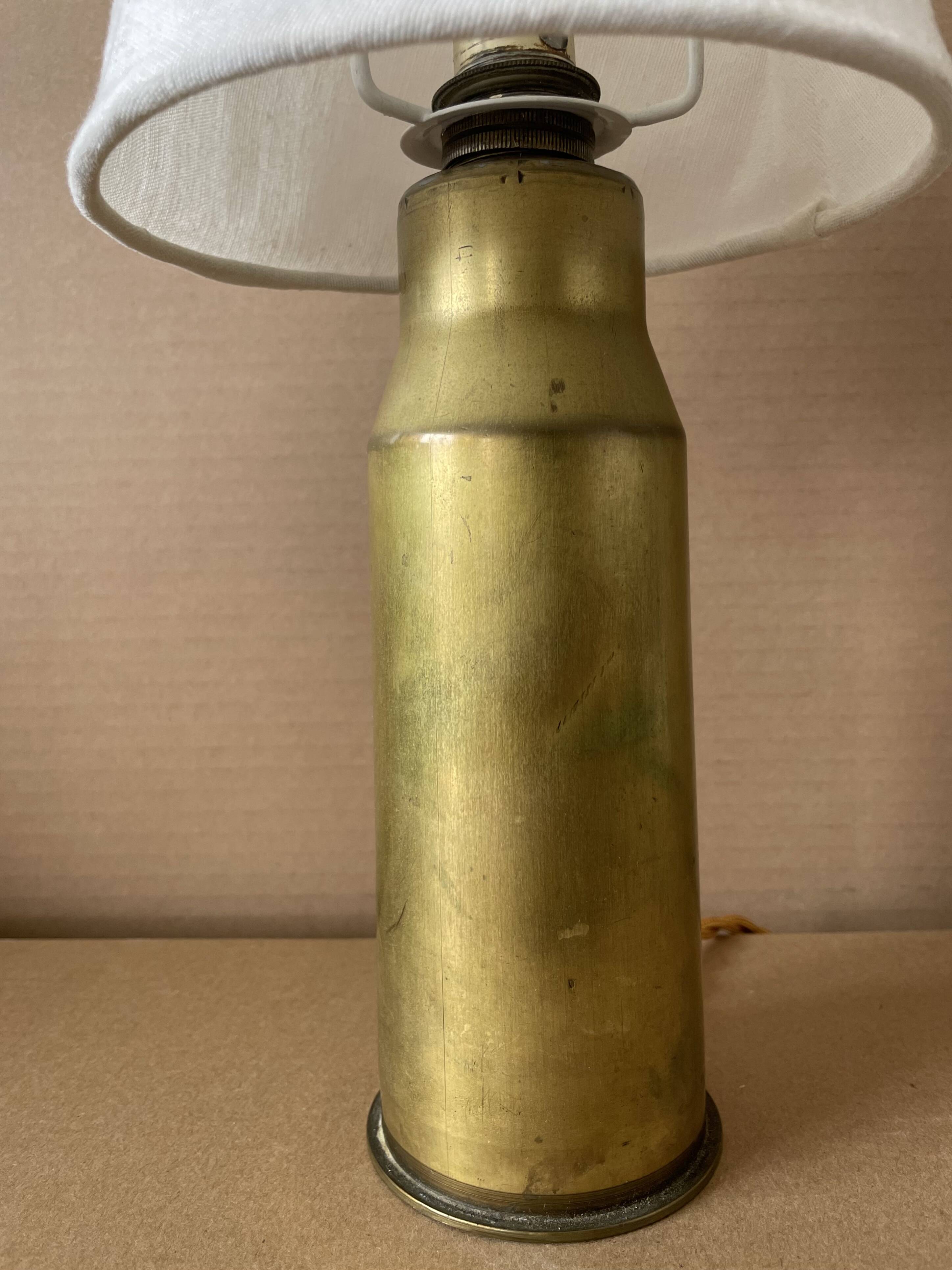 Antique brass lamp