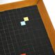 Beautiful long Mid Century walnut wood coffee table with a mosaic surface