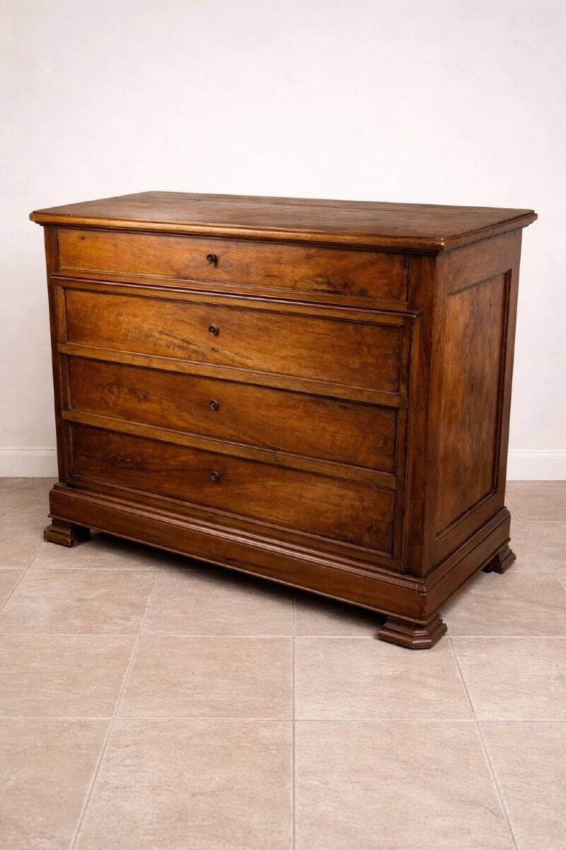 Louis-Philippe walnut commode – 19th century