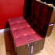 Curved mail bag in tawny from the 1920s - 100 x 54 x 46 cm