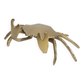 Cendrier crabe en laiton massif 1960