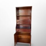 Italian wood and veneered mahogany bookcase, 1960s.