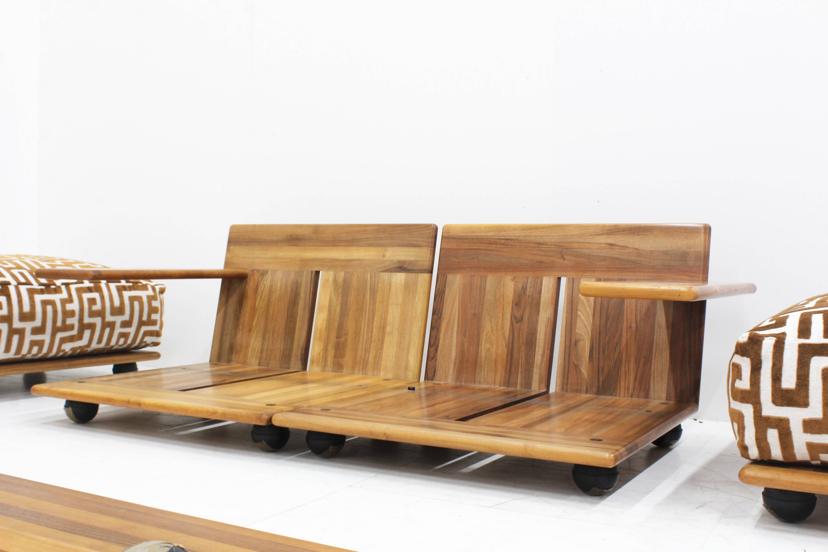 Pianura sofa set by Mario Bellini for Cassina, 1970s, Set of 10