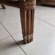 Pair of vintage rattan and cane armchairs – 1960s/70s