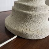 Carved stone lamp