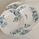 2 plates and a Longwy iron earth dish
