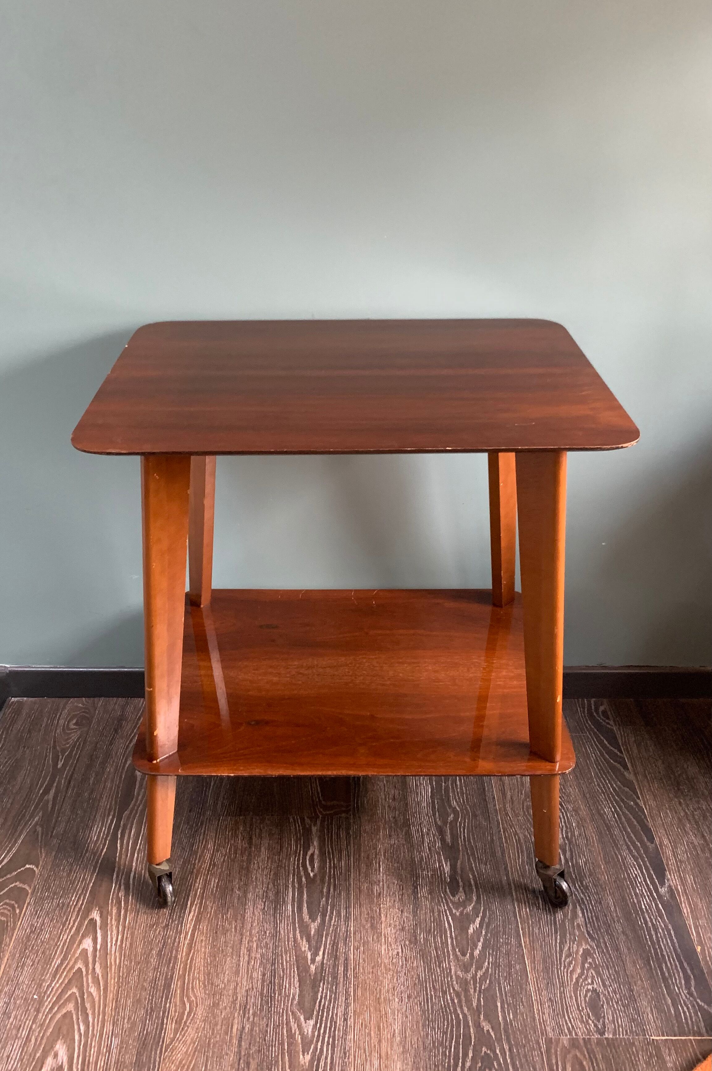 Dessert wood varnished 60/70s