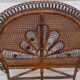 Peacock rattan bed tete