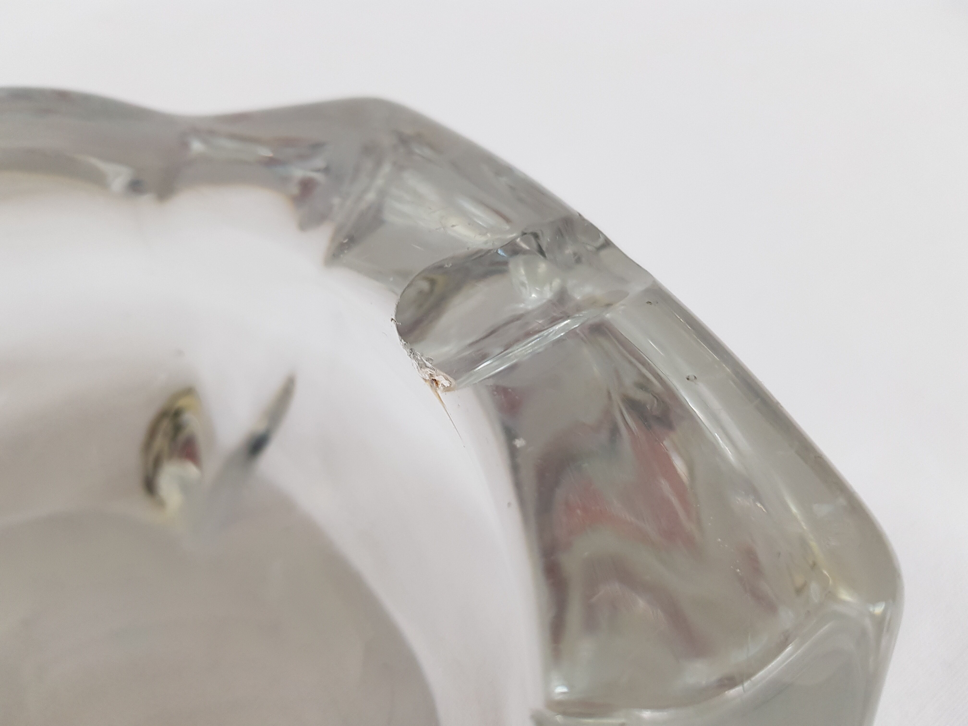 Crystal ashtray by Daum France 1960