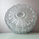 Vintage glass ceiling light from the 1960s