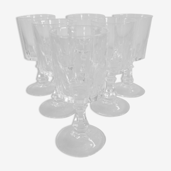 Crystal liquor glasses