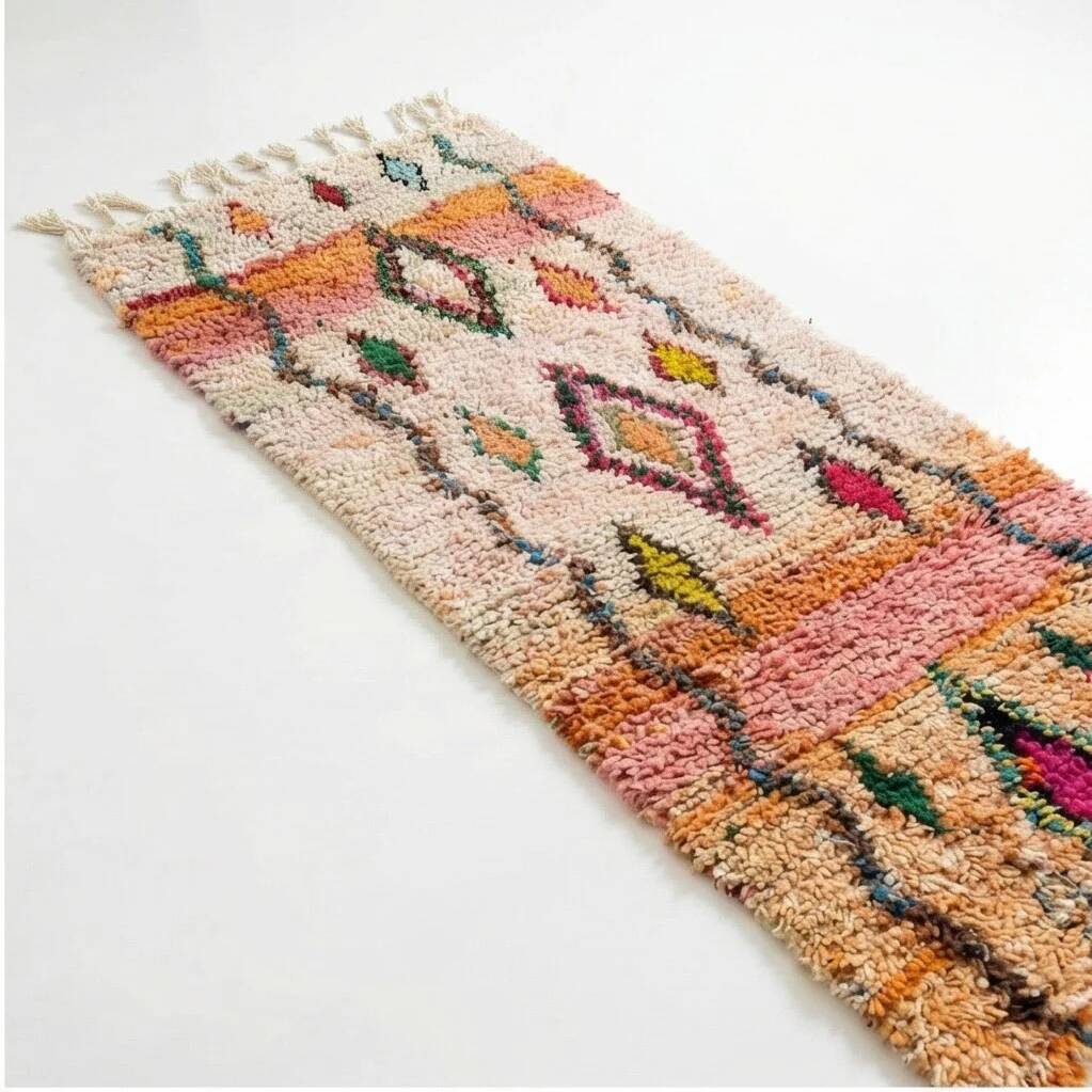 Boujad Tribal Berber rug 75 x 280 cm