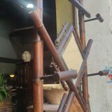 Cloakroom with bamboo coats