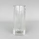 Art Deco Facet Cut Glass Vase