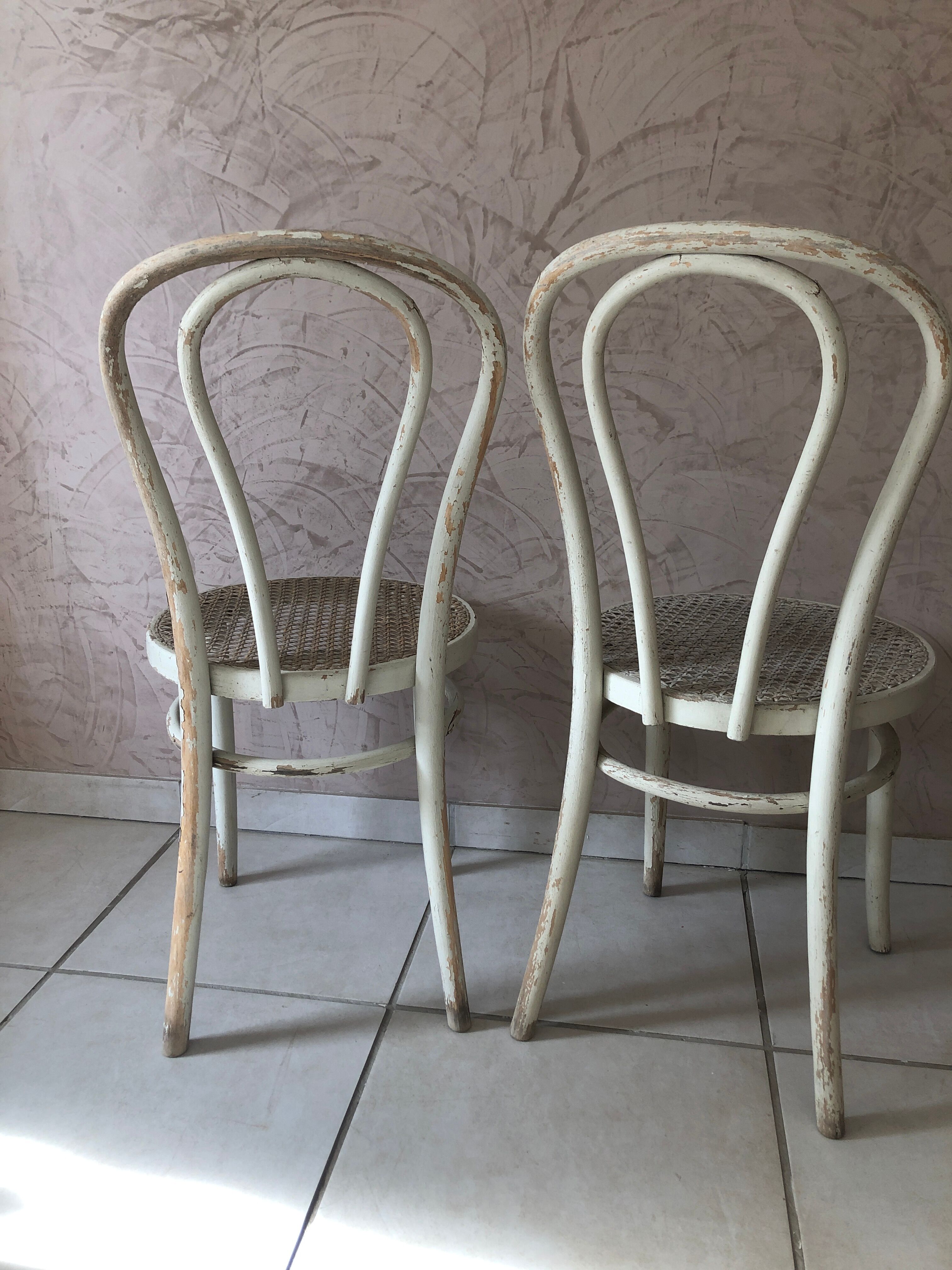 Paire de chaises bistrot