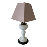 Antique opaline table lamp