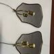 Art Deco Brass Mirrored Sconces Set of 2 1950’s