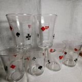Water glasses card game