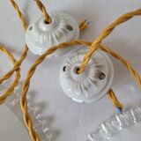 Duo of serrated opaline suspensions