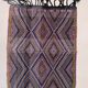 Tapis kilim turc vintage 110x84 cm laine kelim