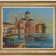 G. eckert oil on canvas "landscape"