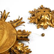 Set of three beautiful 1960s Italian ceiling or wall lamps by Banci Firenze