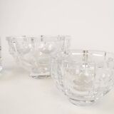 Set of 3 Art Deco crystal pieces Orrefors Simon Gate Sweden
