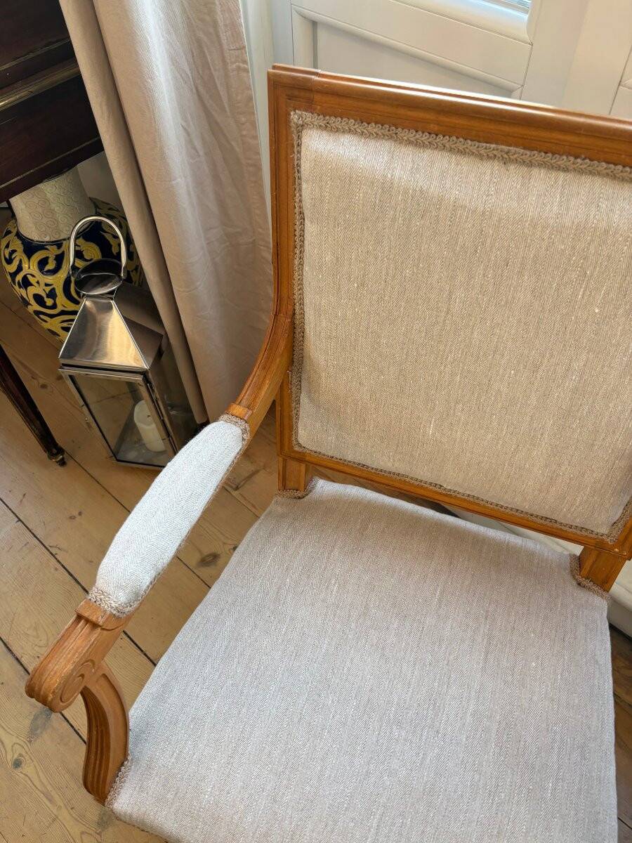 Pair of Louis XVI Style Armchairs