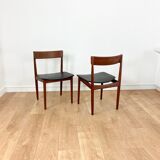 Pair of Scandinavian teak chairs Sorensen