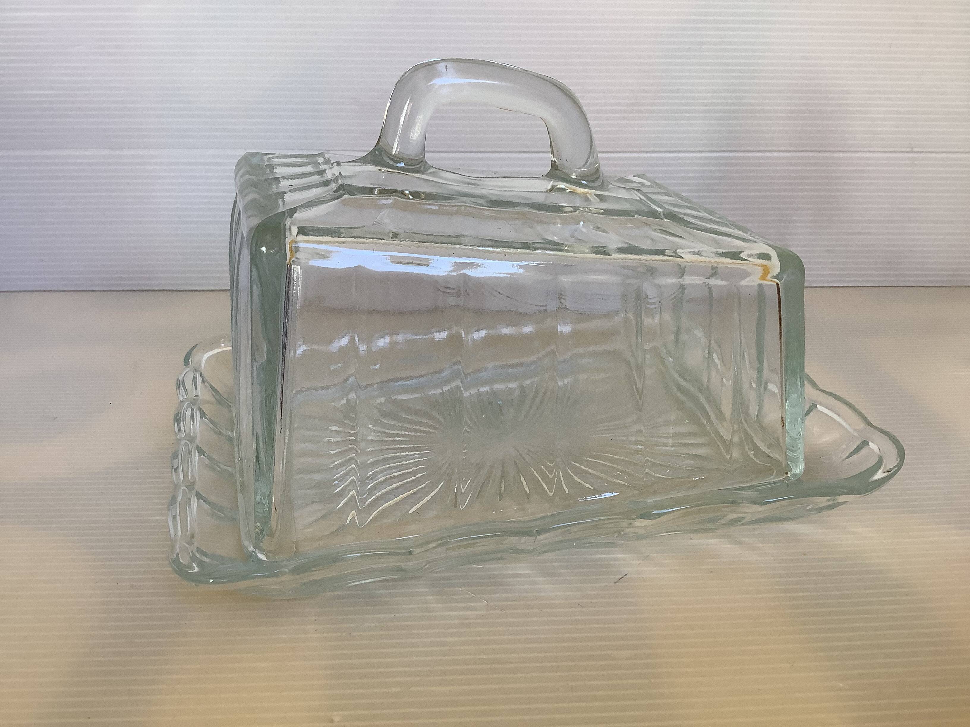 Art Deco bell-shaped butter dish