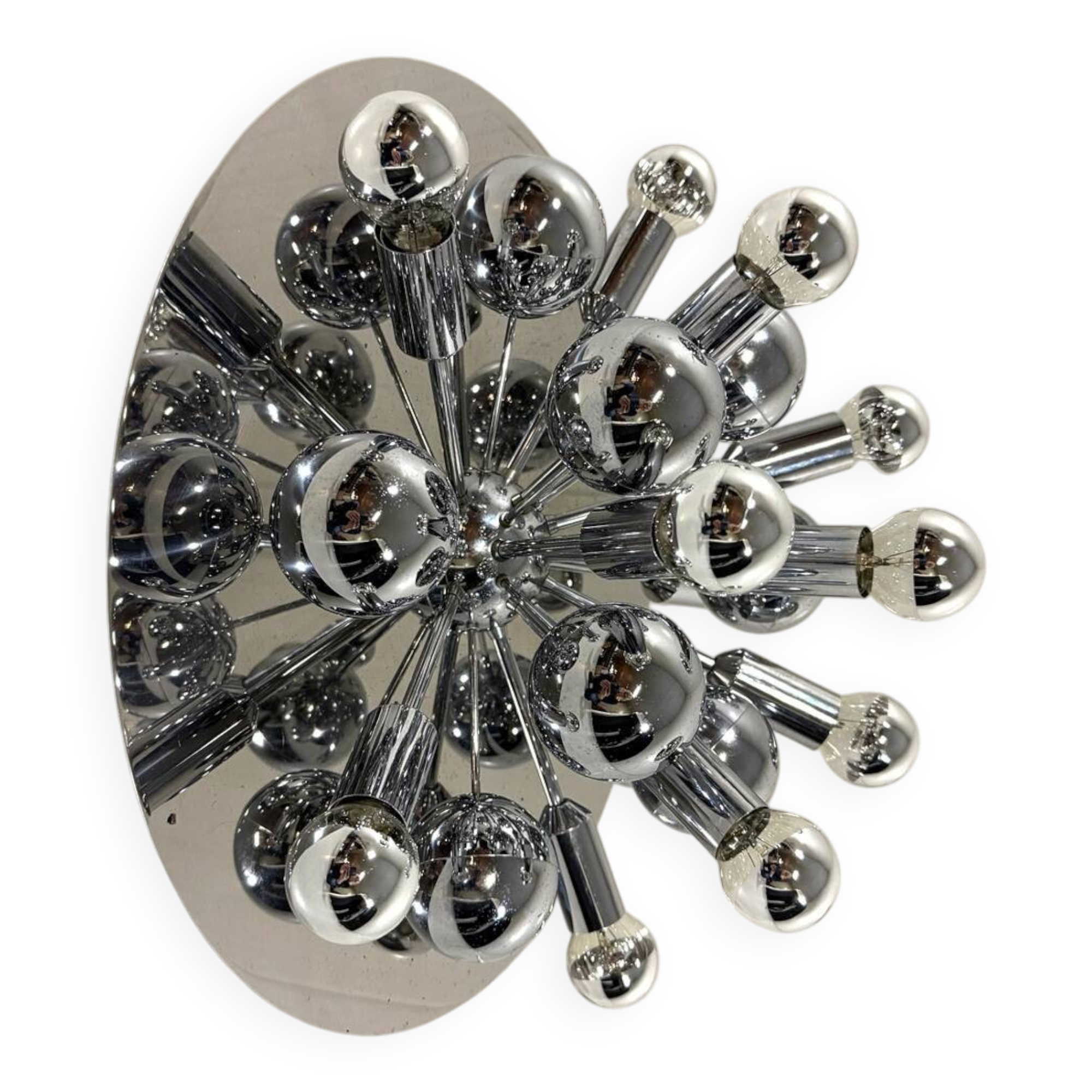 Cosack chrome Sputnik wall lamp / ceiling lamp 1960’s