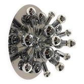 Applique/plafonnier Sputnik chromé Cosack, années 1960