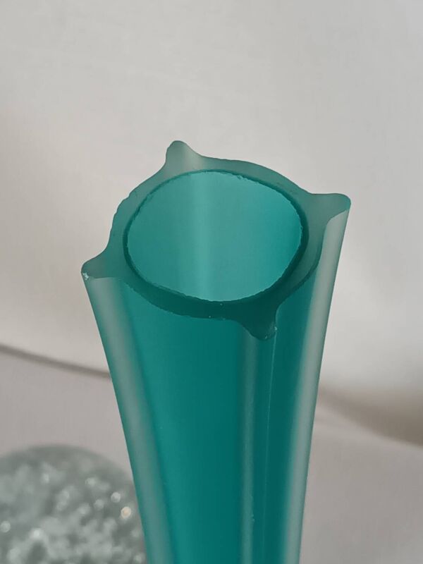Vase soliflore pâte de verre vintage