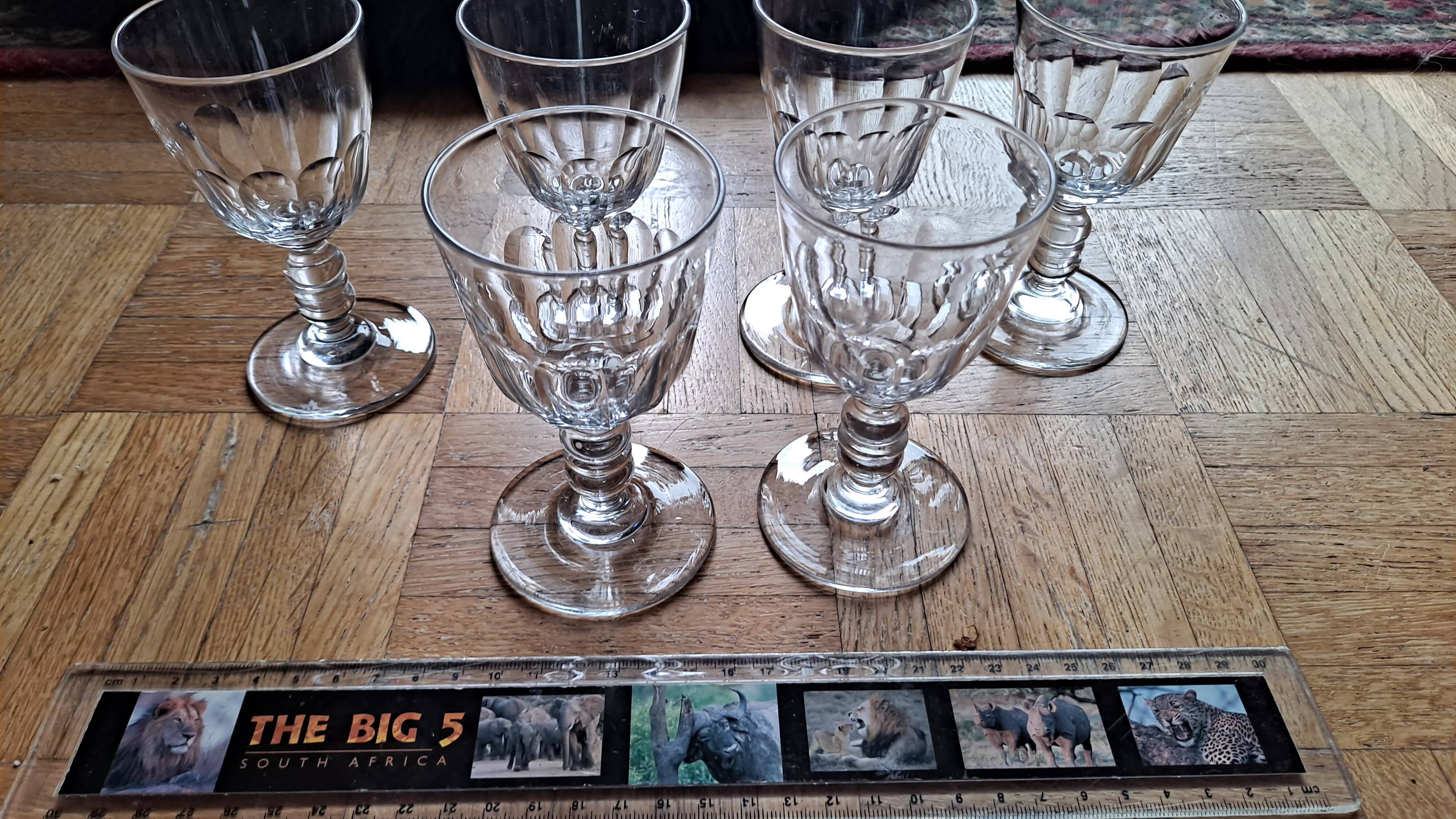 15 Verres baccarat model Chaulnes (water and wine)