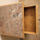 Wooden bedside table in Art Deco style